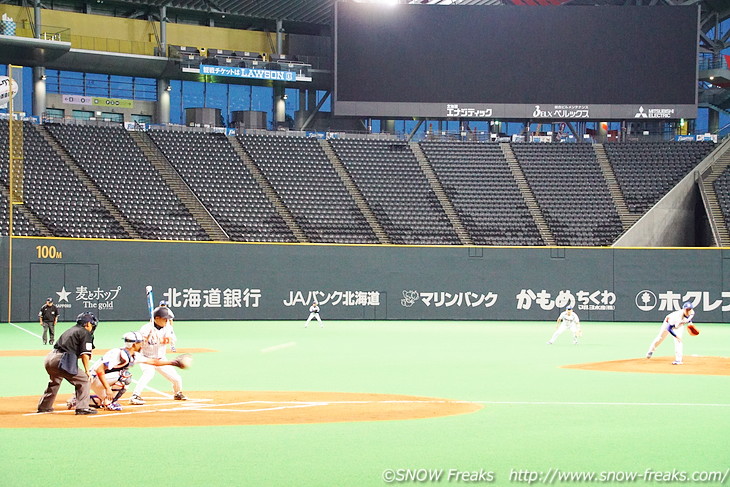 井山敬介さん率いる野球チーム「NEW WALK YANKEES」 vs Brain presents タマキちゃんを応援しよう!!チャリティーゲーム in 札幌ドーム